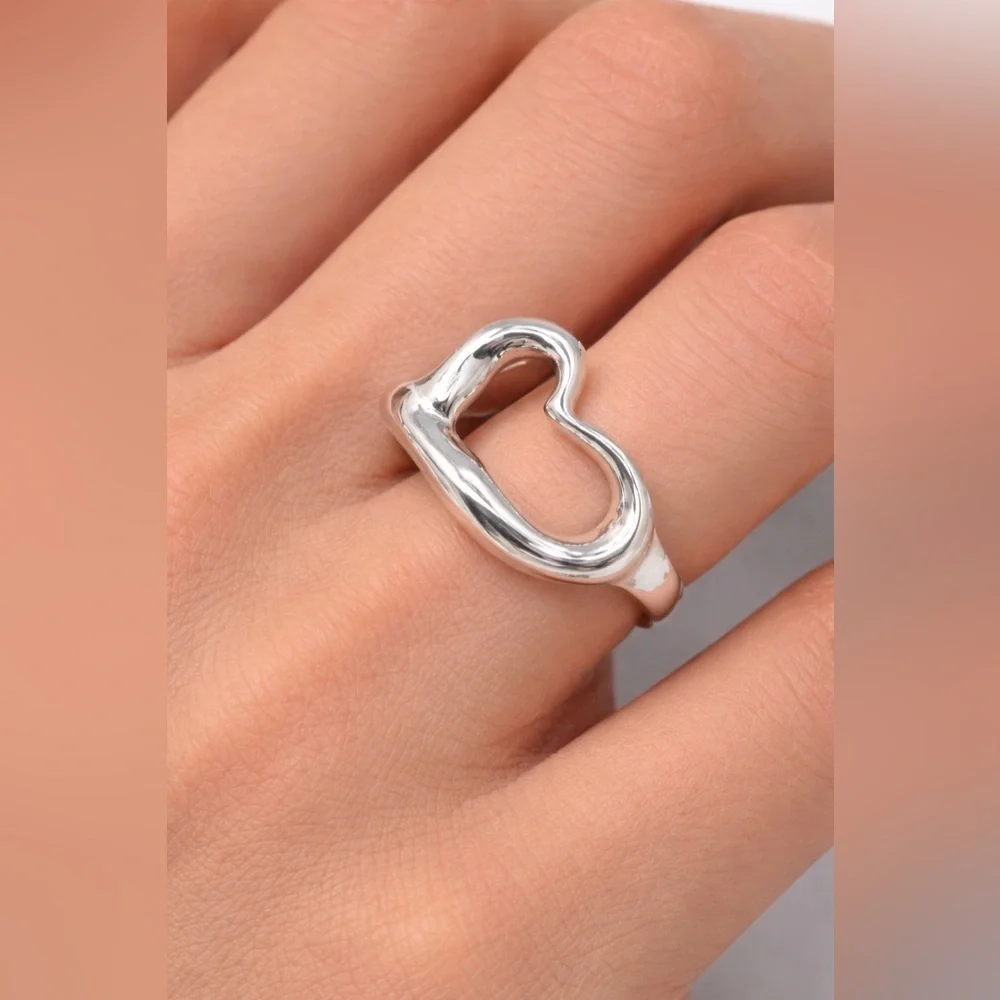 Tiffany & Co. Silver Heart Ring